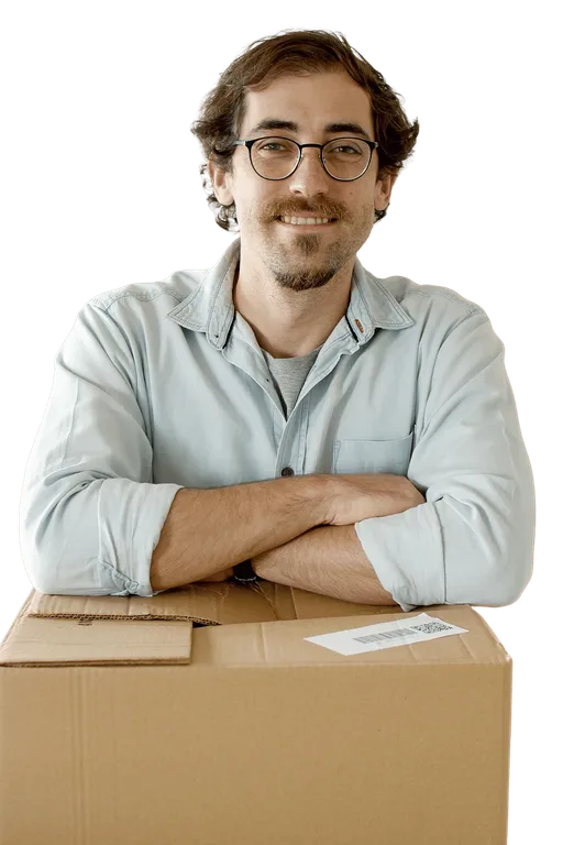 MMP courier carrying parcels for delivery